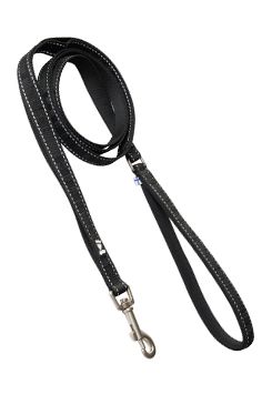 Vodítko Hurtta Casual Reflective Eco černé 180cmx20mm