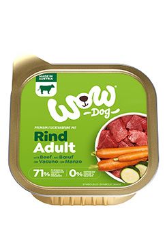 WOW hovězí s karotkou adult paštika 150g