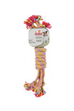 Hračka pes přetahovadlo spirála barevná 35cm Zolux
