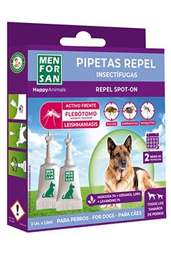 Menforsan Spot On repelentní pipety pro psy 2x1,5ml