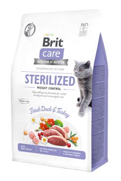 Brit Care Cat Gf Sterilized Weight Control, 0,4kg