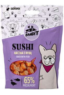 Vetexpert Mr.bandit pochoutka sushi kachna a ryba 80g