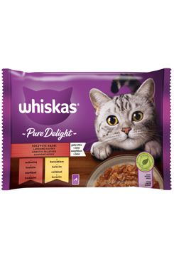 Whiskas Kapsa Pure Delight Klasik výběr v želé 4x85g