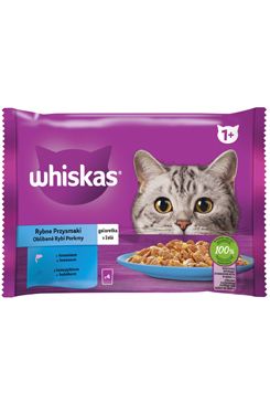 Whiskas Kapsa Core rybí výběr v želé 4x85g