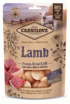 Carnilove Raw freeze-dried snacks lamb 60g