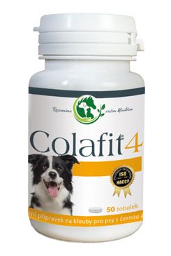 Colafit 4 na klouby pro psy černé/bílé 50 tablet