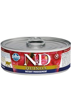 N&d Cat Quinoa Adult Weight Mnmgmt Lamb & Brocolli 80g