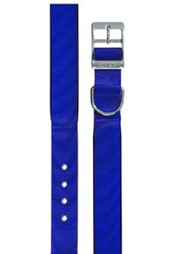 Obojek nylon Daytona C 45cmx25mm modrý