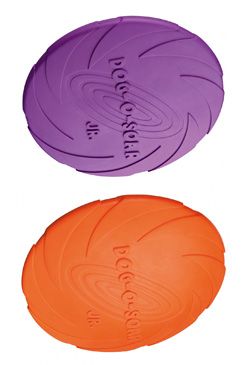 Hračka pes létající talíř mini mix barev 15cm Trixie