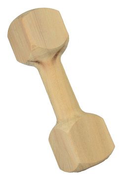 Hračka pes činka dřevo 400g 23cm