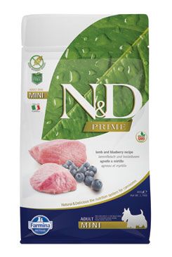 N&D Prime Dog Adult Mini Lamb & Blueberry 800g