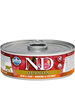 N&d Cat Quinoa Adult Herring & Coconut 80g