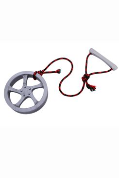 Hračka pes disk ALU přetahovadlo plovací vanilkový malý SP