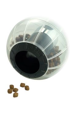 Hračka kočka Catrine Catmosphere treat ball černá