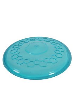 Hračka pes Frisbee TPR pop 23cm tyrkysová Zolux