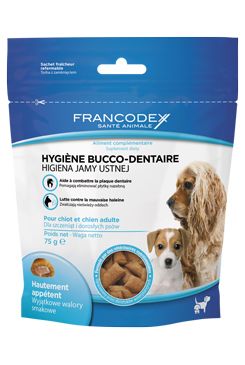 Francodex pochoutka breath dental pes 75g