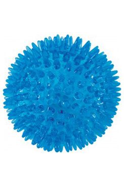 Hračka pes Ball Spike TPR POP 13cm s ostny tyrkys Zolux