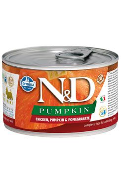 N&D Dog Pumpkin Adult Chicken & Pomegranate Mini 140g