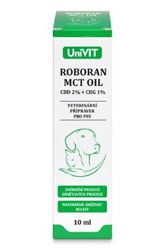 Roboran MCT olej CBD 2% CBG 1% 10ml