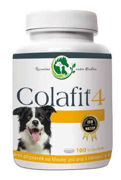Colafit 4 na klouby pro psy černé/bílé 100 tablet