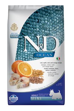 N&D Ocean Dog LG Adult Mini Codfish & Orange 2,5kg