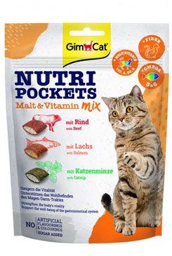 Gimcat Nutri Pockets malt & vitamin mix 150 G
