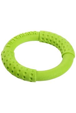 Hračka pes ring maxi plovoucí létající TPR zelený Kiwi