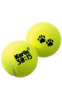Hračka pes tenisové míčky 2ks 6cm žlutá Karlie