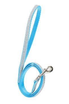 Vodítko kočka Shiny nylon modré 1m Zolux