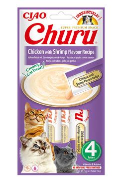 Churu Cat chicken with shrimp flavour recipe 4x14g