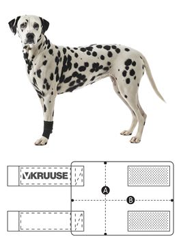 Bandáž rehab karpální pro psa Kruuse XL