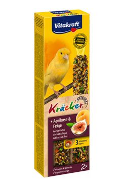 Vitakraft Bird Kräcker kanár meruňka fík tyčinka 2ks