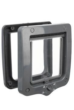 Dvířka kočka plast 4P šedá Deluxe Trixie