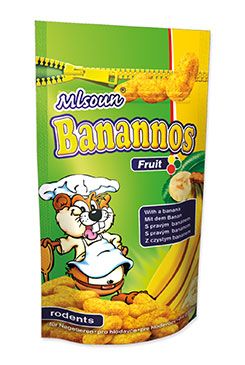 Pochoutka hlodavec mlsoun banánové dropsy 50g
