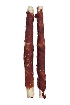 Pochoutka Tyč Z Buvolí Kůže 28cm S Kachním Masem 2ks
