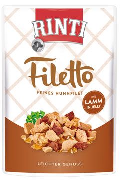 Rinti Dog Filetto kapsa kuře jehně v želé 100g