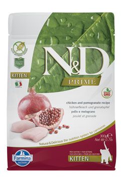 N&d Prime Cat Kitten Chicken & Pomegranate 300g