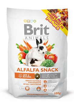 Brit Animals  Alfalfa snack for rodents 100g