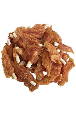 Pochoutka kuřecí filety na tyčce buvolí kůže 6cm 250g