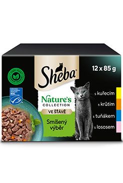 Sheba kapsa nature mix výběr 12x85g