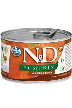 N&D Dog Pumpkin Adult Venison & Pumpkin Mini 140g