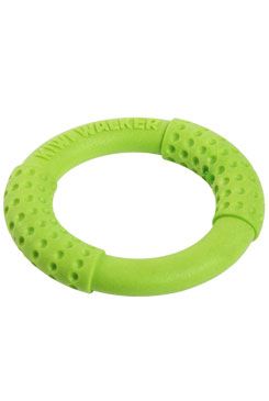 Hračka pes ring mini plovoucí létající z TPR zelený Kiwi