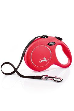 Vodítko Flexi Classic L pásek 5m/50kg červená new