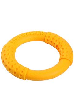 Hračka pes ring mini plovoucí létající TPR oranžový Kiwi