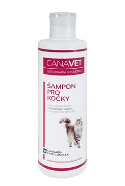 Šampon pro kočky Canavet s antiparazitní přísadou 250ml
