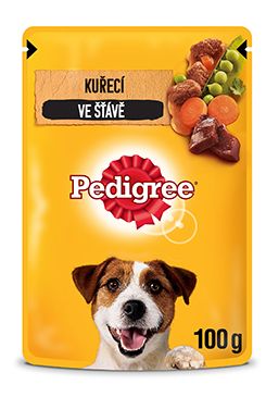 Pedigree kapsa kuřecí a zelenina ve šťávě 100g