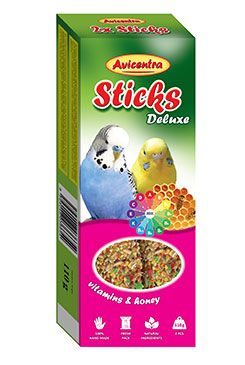 Avicentra tyčinky andulka - vitaminy med 2ks