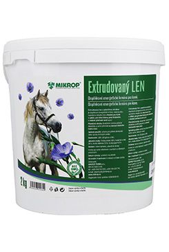 Mikrop Horse len extrudovaný pro koně kyblík 2kg