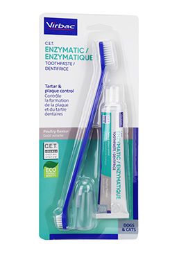 C.E.T. zubní pasta enzymatická pes drůbeží 70g kartáčky
