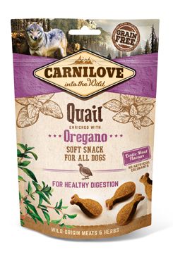 Carnilove Dog Semi Moist snack quail&oregano 200g